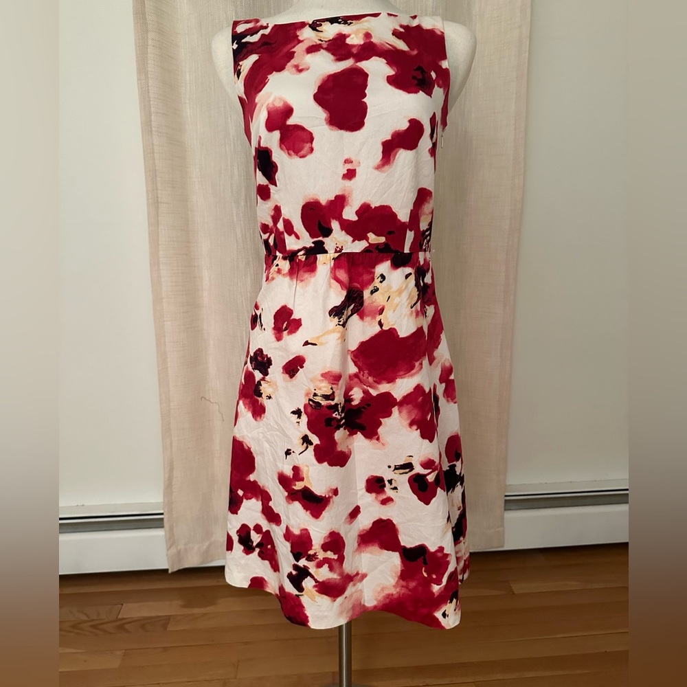 Ann Taylor Watercolor Dress 👗🤍🌟